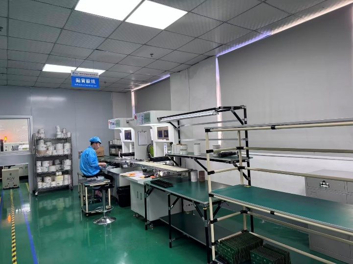 Assembly and test area at Sunwin's manufacturing base in Shenzhen