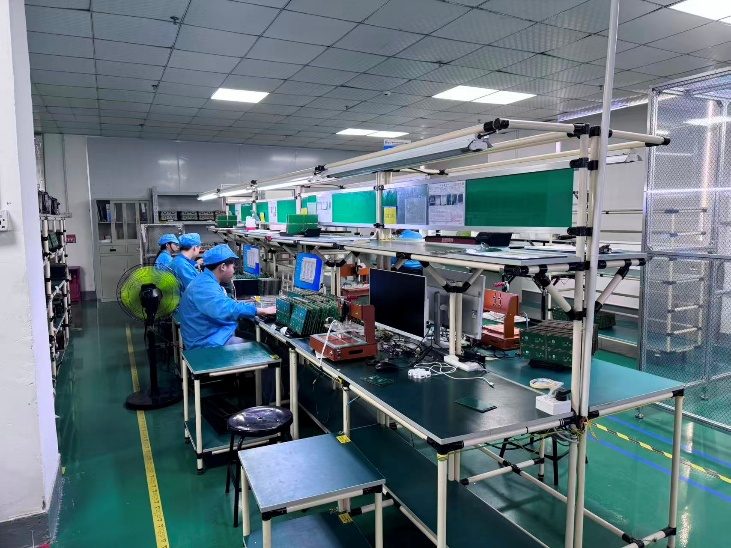 Assembly and test line