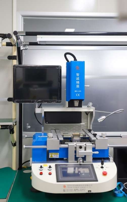 BGA rework station at Sunwin's manufacturing base in Shenzhen
