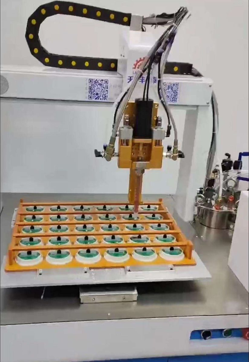 Automatic dispensing system at Sunwin's manufacturing base in Shenzhen