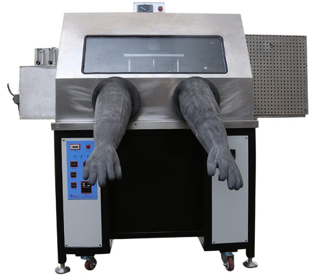 Semi-automatic cap sealer for samples at Sunwin's manufacturing base in Shenzhen